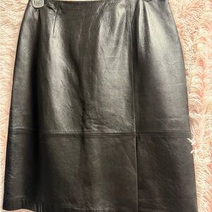 Mixit Black Knee-Length Pencil Skirt